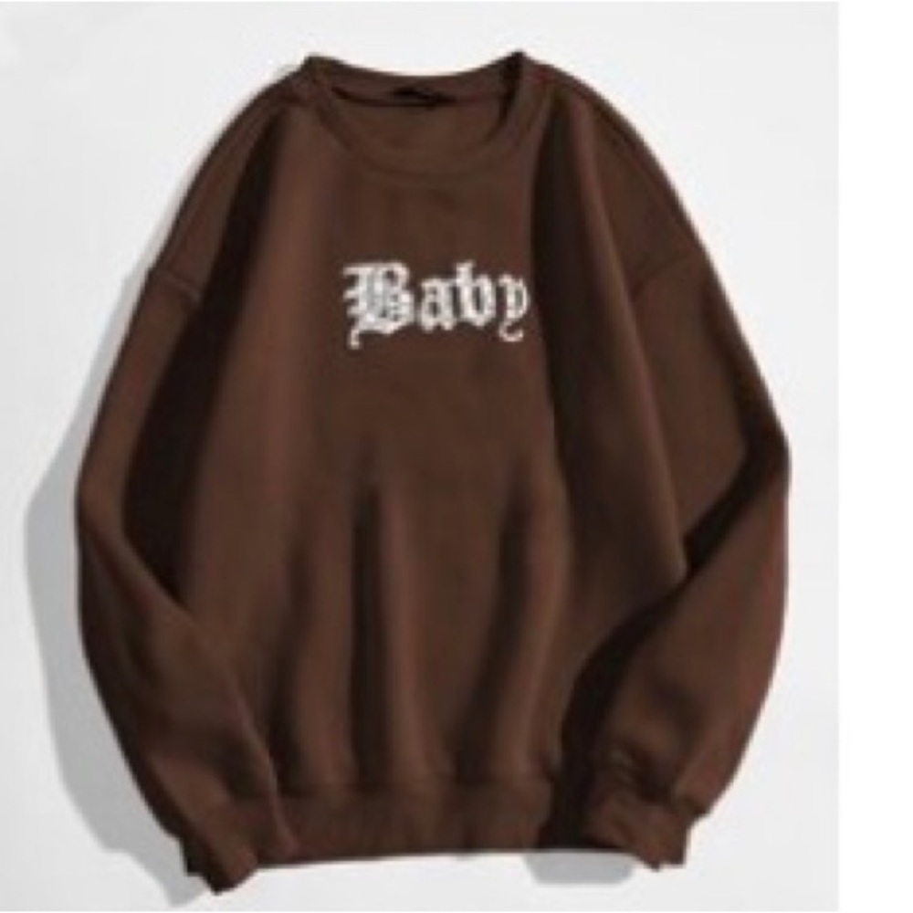 BUNDLE! 2 for 1- Sweatshirts- Dividend-Shein-Graphic -Grey-Brown-EUC-SzM-Cozy!🍂 - Picture 11 of 12